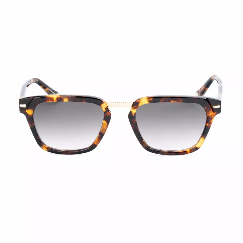 BELSTAFF COOPER-S192 Unisex akiniai nuo saulės - 52/21/145 mm - Juodas rėmelis, pilki lęšiai
