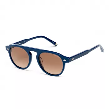 BELSTAFF LARSSON-AZUL Unisex akiniai nuo saulės, mėlynas rėmelis, pilki lęšiai 49/21/145 mm UV400