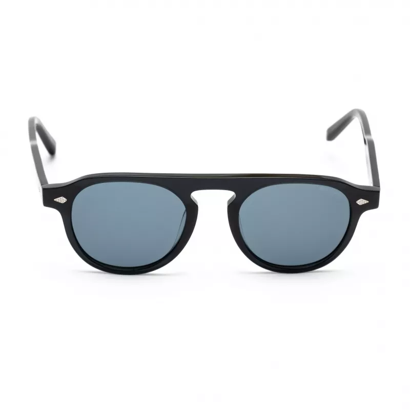 BELSTAFF LARSSON-NEGRO Unisex akiniai nuo saulės 49/21/145 mm juodas rėmelis pilki lęšiai UV400