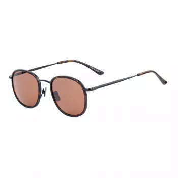 BELSTAFF MAN ORWELL-S072 Akiniai - Juodas rėmelis, pilki lęšiai, 50/22/150 mm