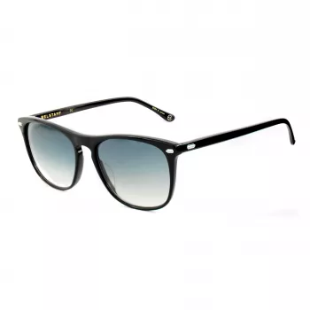 Belstaff Meridiniis1 Moteriški akiniai nuo saulės - kvadratinis acetatinis rėmelis, UV400 apsauga, 55 mm lęšiai