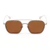 Belstaff Merrick II vyriški akiniai nuo saulės, tamsiai alyvuoginis rėmelis, tamsiai pilki lęšiai, 54 mm