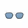 BELSTAFF MERRICKAZULW Vyriški akiniai nuo saulės – kvadratinis acetatinis rėmelis su UV400 apsauga (47/23/143 mm)