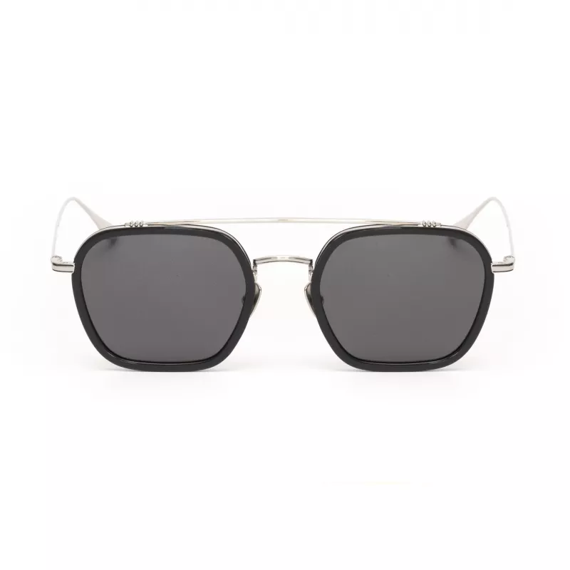 BELSTAFF MERRICKIIGRIS Vyriški kvadratiniai acetatiniai akiniai nuo saulės 54/23/143 mm pilki