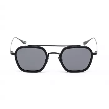 BELSTAFF MERRICKNEGROW Unisex akiniai nuo saulės - juodas rėmelis, dūminiai pilki lęšiai, 47/23/143 mm