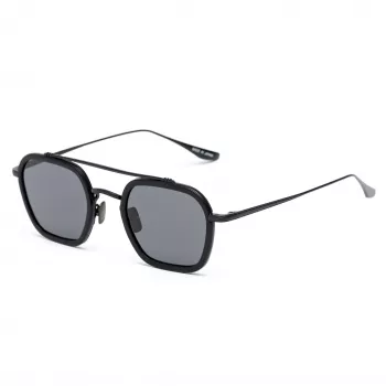 BELSTAFF MERRICKNEGROW Unisex akiniai nuo saulės - juodas rėmelis, dūminiai pilki lęšiai, 47/23/143 mm