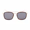 BELSTAFF Ryder S084 Vyriški stačiakampiai acetatiniai akiniai nuo saulės 54/21/145 mm