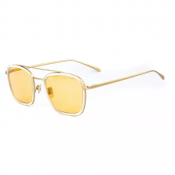 Belstaff Ryder Unisex akiniai su skaidriu rėmeliu ir pilkais lęšiais 54/21/145 mm