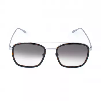 Belstaff RYERCLEARS08 Vyriški kvadratiniai acetatiniai akiniai nuo saulės, skaidrus rėmelis, skaidrūs lęšiai, 54/21/145 mm