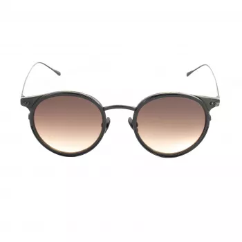 BELSTAFF Unisex Parkgate-S120 Akiniai - Juodas acetatinis rėmelis, pilki polikarbonatiniai lęšiai, UV400 apsauga, 48/21/145 mm