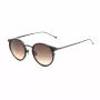 BELSTAFF Unisex Parkgate-S120 Akiniai - Juodas acetatinis rėmelis, pilki polikarbonatiniai lęšiai, UV400 apsauga, 48/21/145 mm