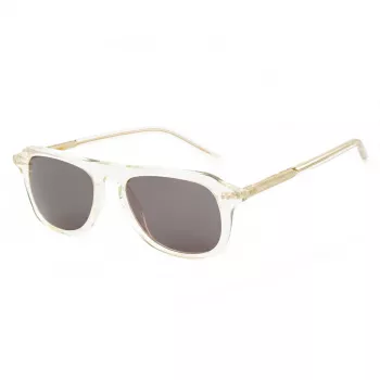 BELSTAFF Women Eyston-S044 Akiniai nuo saulės - Juodas acetatinis rėmelis, pilki lęšiai, 53 mm