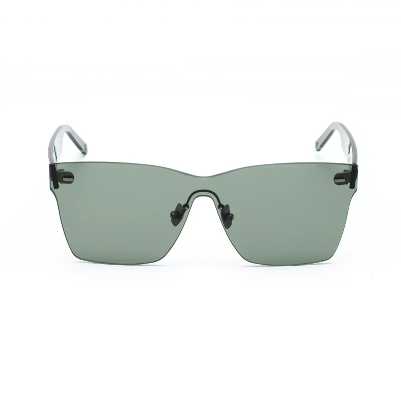 BELSTAFF Women Luminor-Verde Sunglasses - Square Acetate Frame, Grey-Green Lenses, UV400 Protection, 54mm Lens Width