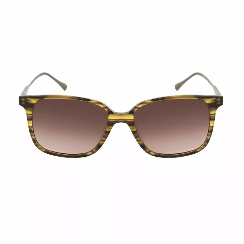 BELSTAFF Moteriški Bonington akiniai nuo saulės BONINGTONS024 - Juodas acetatinis rėmelis, pilki polikarbonatiniai lęšiai, UV400 apsauga, 53 mm lęšio plotis
