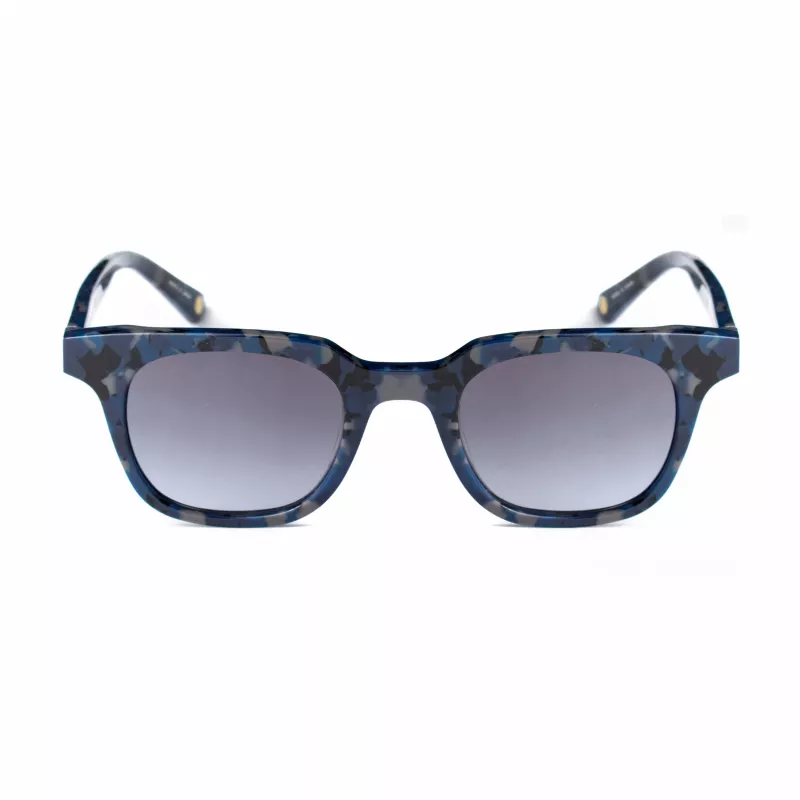 BELSTAFF Women's Boorman-S028 Square Sunglasses Black/Grey 48/23/148 mm