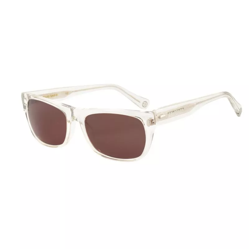 BELSTAFF moteriški akiniai nuo saulės Hudson-S182 - juodas acetatinis rėmelis, pilki polikarbonatiniai lęšiai, 54/17/145 mm