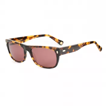 Belstaff Women's Hudson S184 Sunglasses - Rectangular Acetate Frame UV400