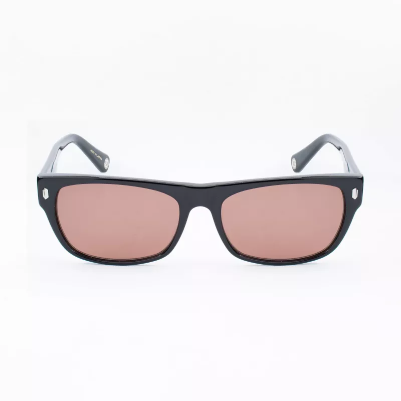 BELSTAFF moteriški akiniai nuo saulės Hudson-S185 - juodas rėmelis, pilki lęšiai, 54 mm
