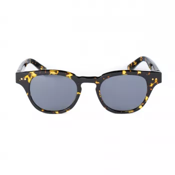BELSTAFF moteriški akiniai nuo saulės Marshall S064 - juodas acetato rėmelis, pilki polikarbonato lęšiai, 47/21/148 mm