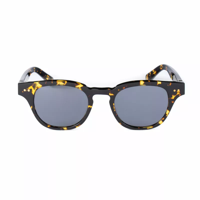 BELSTAFF moteriški akiniai nuo saulės Marshall S064 - juodas acetato rėmelis, pilki polikarbonato lęšiai, 47/21/148 mm