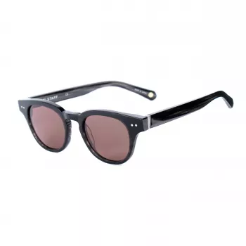 Belstaff moteriški Marshall akiniai nuo saulės MARSHALL-S063 (47/21/148 mm) - juodas acetatinis rėmelis, dūminiai lęšiai