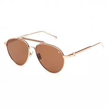 BELSTAFF moteriški Staffordmarro stačiakampiai akiniai nuo saulės - rudas acetatinis rėmelis - UV400