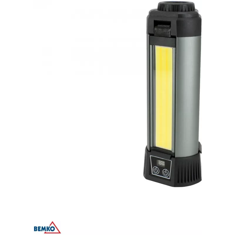 BEMKO daugiafunkcis LED žibintuvėlis 6000mAh IP42, 1000 liumenų, įkraunamas per USB-C