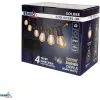 BEMKO SOLBEE Saulės energija varomi LED sodo girliandos 10 LED 10m Šilta balta 3000K IP65 Juoda