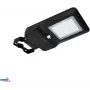 BEMKO SOLGER 20W saulės energijos LED gatvių šviestuvas 3000lm, pasirenkama CCT 3000/4000/6000K, IP65, juodas, su PIR jutikliu