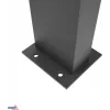 BEMKO SOLVEO Hybrid LED sodo prožektorius, 7W, 600lm, CCT 3000K/4000K/6500K, 80cm, IP65, tamsiai pilka, PIR jutiklis