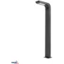 BEMKO SOLVEO Hybrid LED sodo prožektorius, 7W, 600lm, CCT 3000K/4000K/6500K, 80cm, IP65, tamsiai pilka, PIR jutiklis
