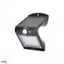 BEMKO TRINGO Saulės LED prožektorius 1.5W 220lm 4000K IP65 juodos spalvos su PIR jutikliu C83-SOT-001BL-PIR