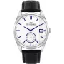 BEN SHERMAN Vyriškas laikrodis WB039UB 43mm juodas ciferblatas juodas dirbtinės odos dirželis