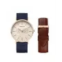 BERING MAN 14240-864 40mm Mėlynas ciferblatas Mėlynas Milano tinklelio apyrankė