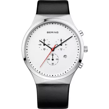 Bering Men's Classic Quartz Watch 40mm Stainless Steel Blue Dial Silver Mesh 14740-404