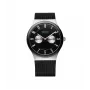 BERING vyriškas laikrodis 32139-202 Classic Collection 39mm Quartz nerūdijančio plieno tinklelis juodas ciferblatas