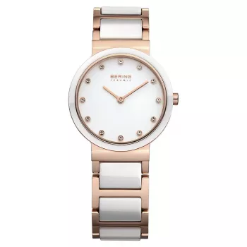 BERING Women's Classic Quartz Watch 10729-766 29mm Rose Gold Stainless Steel Mesh