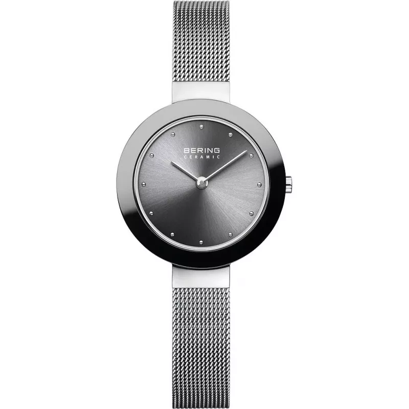 Bering Women's Classic Quartz Watch 29mm Rose Gold Brown Milanese Mesh