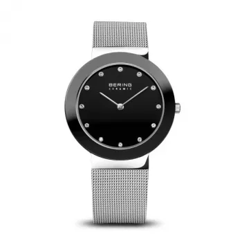 BERING moteriškas laikrodis 11435-002 Classic Quartz Analog 33mm nerūdijantis plienas sidabrinis
