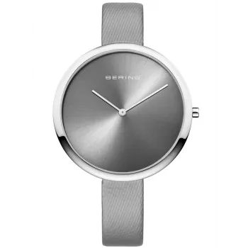 BERING Women's Watch 12240-609 (38mm) - Rose Gold Stainless Steel, Brown Dial, Quartz