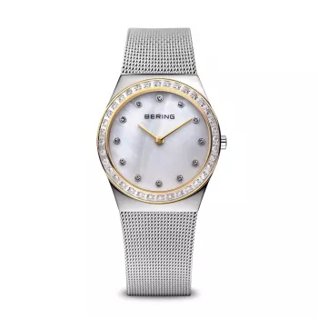 BERING moteriškas laikrodis 12430-010 (30 mm) - Classic Collection sidabrinis nerūdijančio plieno tinklelis