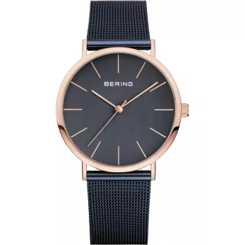 BERING Women's Watch 13436-367 36mm Stainless Steel Mesh Grey Dial