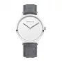 BERING moteriškas laikrodis 14937-404 (39mm) - Rožinio aukso nerūdijančio plieno korpusas, mėlynas saulės spindulių ciferblatas, mėlynas Milano tinklelio dirželis