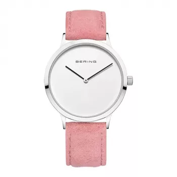 BERING Women's Watch 14937-604 39mm Blue Dial Silver Milanese Mesh Strap