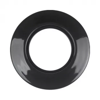 Berker 138165 Porcelain Frame, 1-gang, Serie 1930, Black (Rosenthal)