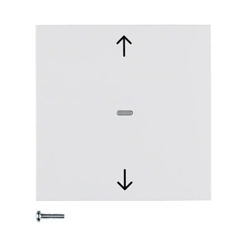 Berker 85241189 Jalousie Switch Rocker S.1/B.3/B.7 Polar White Glossy