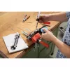 BESSEY S10-ST mini spaustuvas S 10 sraigtinis spaustuvas, raudonas, 100 mm suspaudimo plotis, 50 mm gerklės gylis, su 2 stalo spaustukais