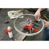 BESSEY S10-ST mini spaustuvas S 10 sraigtinis spaustuvas, raudonas, 100 mm suspaudimo plotis, 50 mm gerklės gylis, su 2 stalo spaustukais