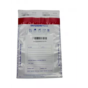 BESTPAK SAFEMONEYBAG saugumo depozito vokai permatomi B5 190x260+35 mm 100 vnt.
