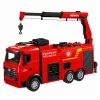 BESTTOYS Gaisrinis automobilis su kranu ir vandens patranka nuotolinio valdymo RC Huina 1:18